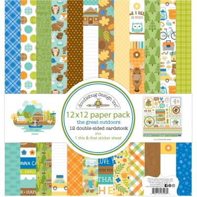 Doodlebug Great Outdoors Designpapier - Paper Pack